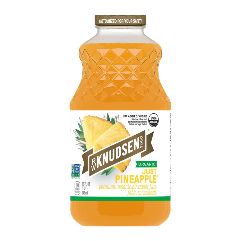 R.W. Knudsen Family Organic Just Pineapple Juice, 32 Fl Oz - Image 6