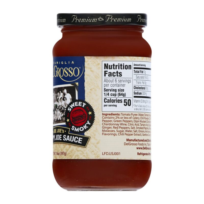 La Famiglia Del Grosso Sloppy Joe Sauce, 14 Oz - Image 3