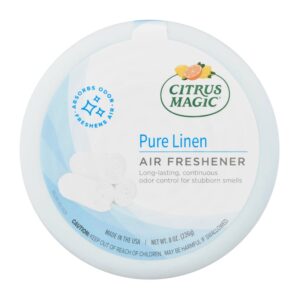 Citrus Magic Solid Air Freshener, Pure Linen, 8 oz (226 g)