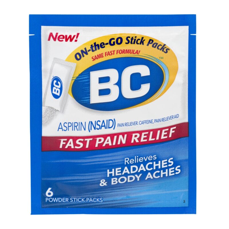 Bc Aspirin Fast Pain Relief Stick Packs - 6 Ct - Image 6