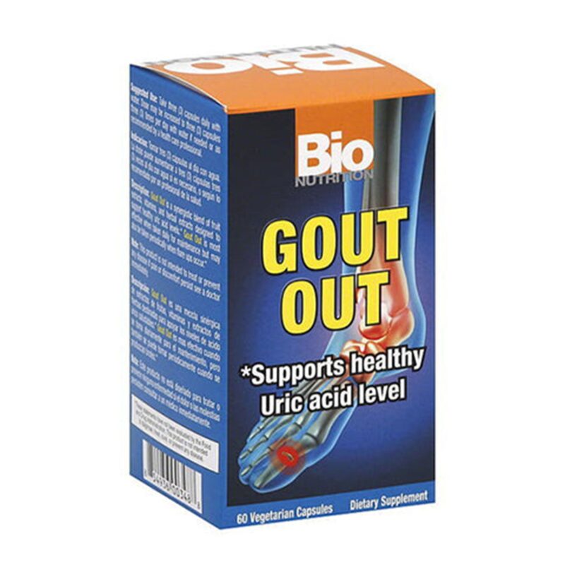 Bio Nutrition Gout Out Vegi-Caps - 60 Ct - Image 3