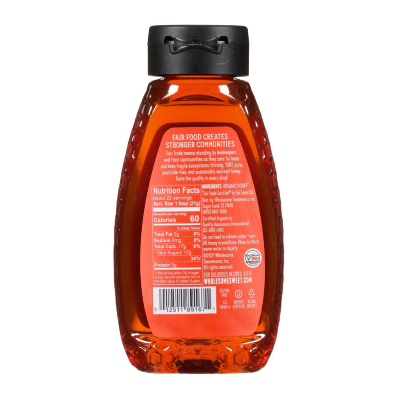 Wholesome, Sweeteners Organic Pesticide Free Honey, 16 Oz - Image 2