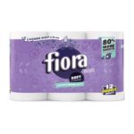 Fiora Bath Tissue, Lavender Scent, 2-Ply, 12 rolls