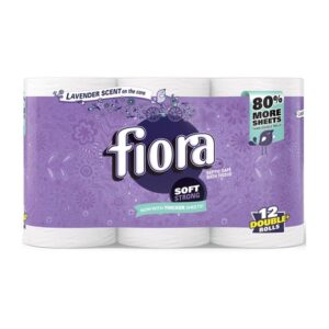 Fiora Bath Tissue, Lavender Scent, 2-Ply, 12 rolls