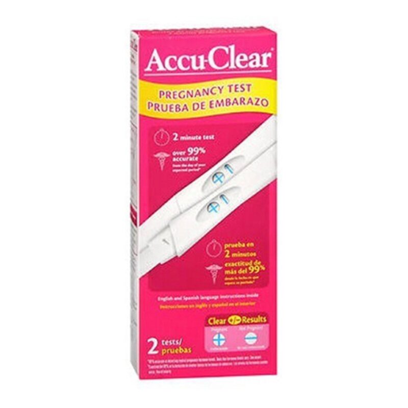 Accu Clear Pregnancy Test, 2 tests