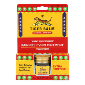 Tiger Balm Pain Relieving Ointment, Red Extra Strength, 0.63 oz (18 g)