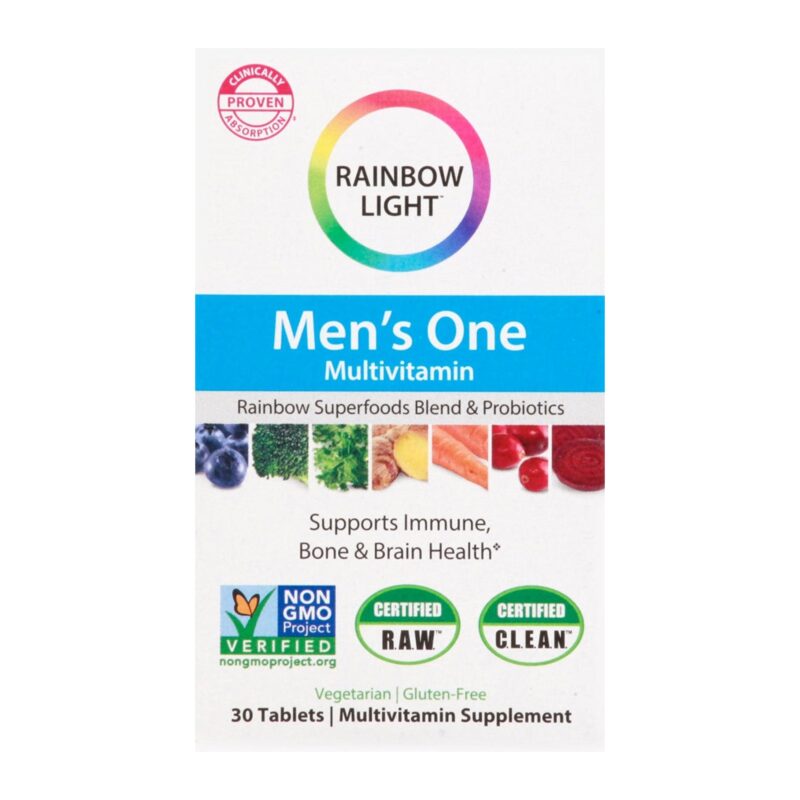 Rainbow Light Men's One Multivitamin - 30 Ct - Image 5