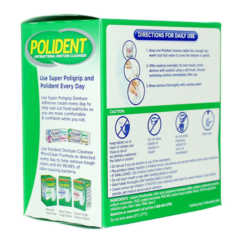 Polident Overnight  - 40ct - Image 2