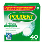 Polident 3-minute Denture Cleanser Tablets, 40-Count