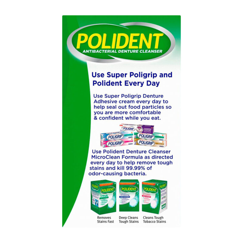 Polident 3-minute Denture Cleanser Tablets, 40-Count - Image 3
