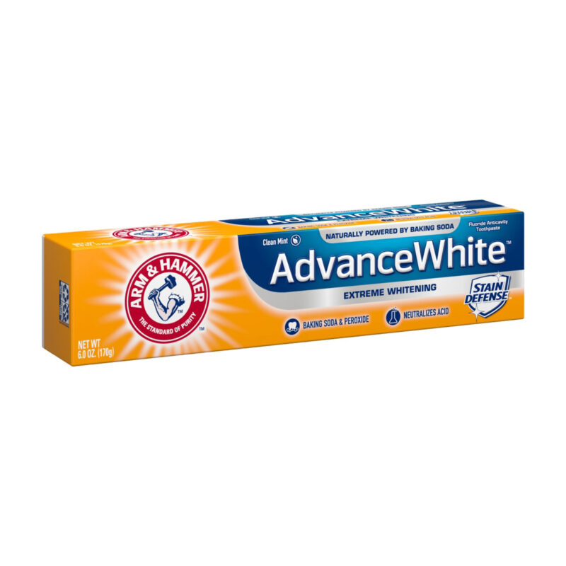 Arm & Hammer Toothpaste, Fluoride Anticavity, Clean Mint, Extreme Whitening, 6.0 oz (170 g) - Image 2