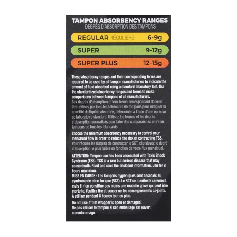 U BY KOTEX Tampons, Unscented, Super, Compact, 16 tampons - Image 4
