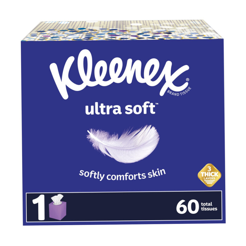 3PLY FACIAL TISSUE - 60PK