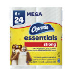 Charmin Essentials Strong Toilet Paper 6 Mega Roll