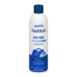 Faultless Ironing Spray Starch, Heavy Finish, 20 oz (1 lb 4 oz) 567 g