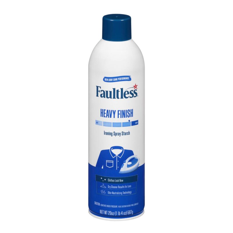 Faultless Ironing Spray Starch, Heavy Finish, 20 oz (1 lb 4 oz) 567 g