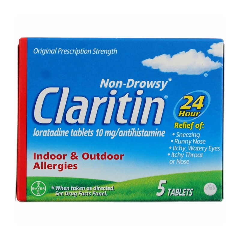 Claritin Indoor & Outdoor, 10 mg, Original Prescription Strength, Tablets, 5 tablets - Image 4