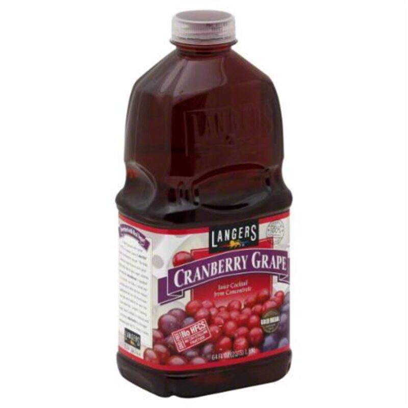 Langers Juice Cocktail, Cranberry Grape, 64 Fl Oz - Image 3
