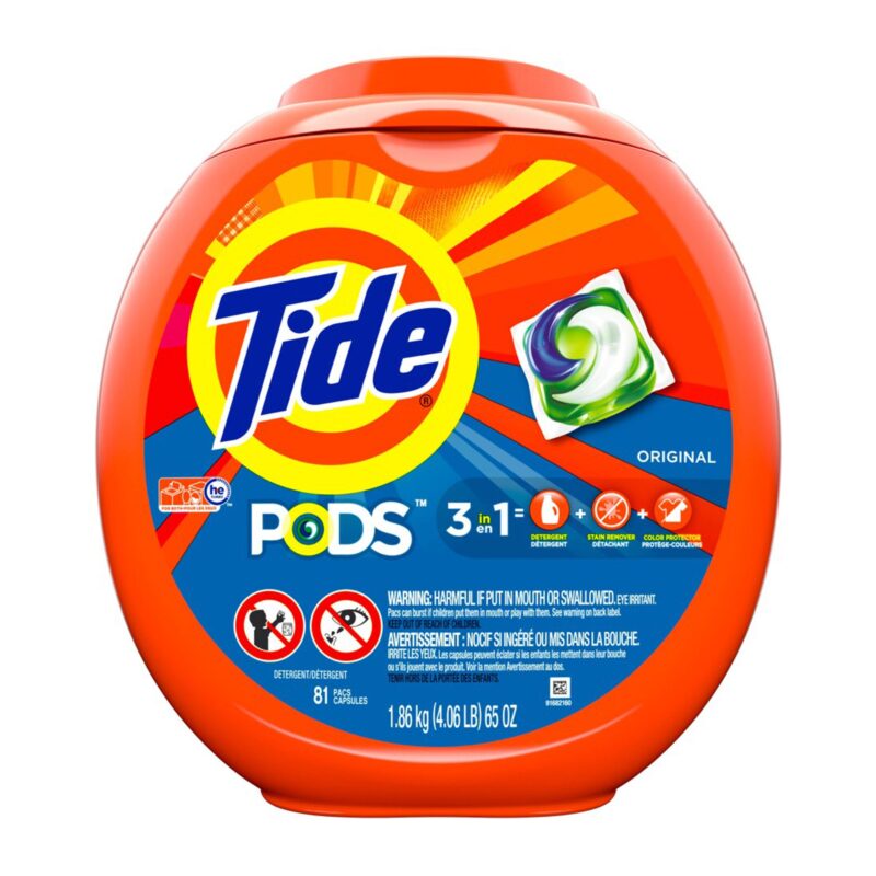 Tide Pods 3 in 1 Detergent + Stain Remover + Color Protector Spring Meadow - Image 6