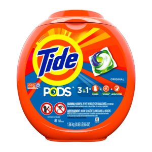 Tide Pods 3 in 1 Detergent + Stain Remover + Color Protector Spring Meadow