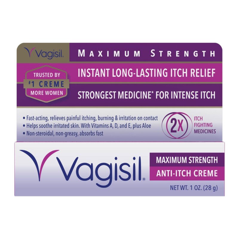 Vagisil Anti-Itch Creme, Maximum Strength, 1 oz (28 g) - Image 4