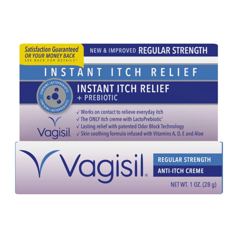 Vagisil Anti-Itch Creme, Moisturizing, Regular Strength, 1 oz (28 g) - Image 4