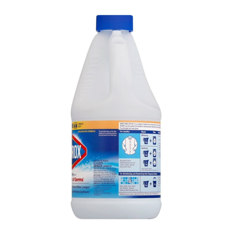 Clorox Bleach, Disinfecting, 1.34 qt (43 fl oz) 1.27 l - Image 3