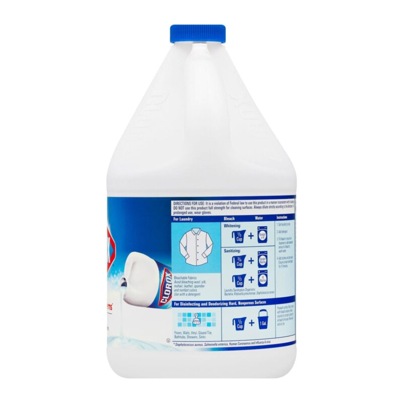 Clorox Bleach, Splash-Less, 2.41 qt (77 fl oz) 2.28 l - Image 3