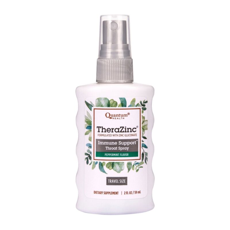 Quantum TheraZinc, Spray, Peppermint Flavor, Travel Size, 2 fl oz (59 ml) - Image 5