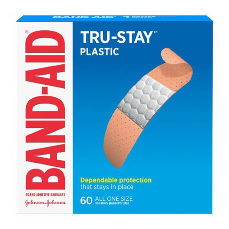 Band-Aid Bandages, Plastic, All One Size, 60 bandages - Image 6