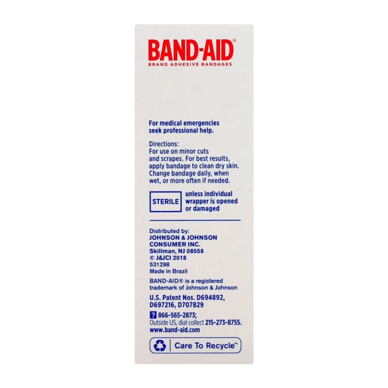 Band-Aid Bandages, Plastic, All One Size, 60 bandages - Image 5