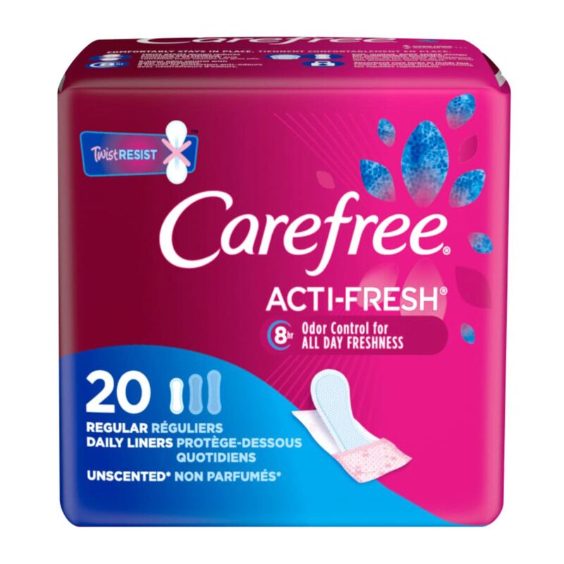 Carefree Liners, Daily, Regular, Unscented, 20 liners - Image 4