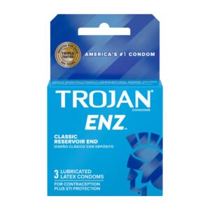 Trojan Condoms, Latex, Premium Lubricant, 3 condoms