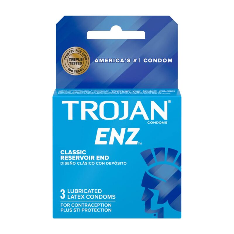 Trojan Condoms, Latex, Premium Lubricant, 3 condoms
