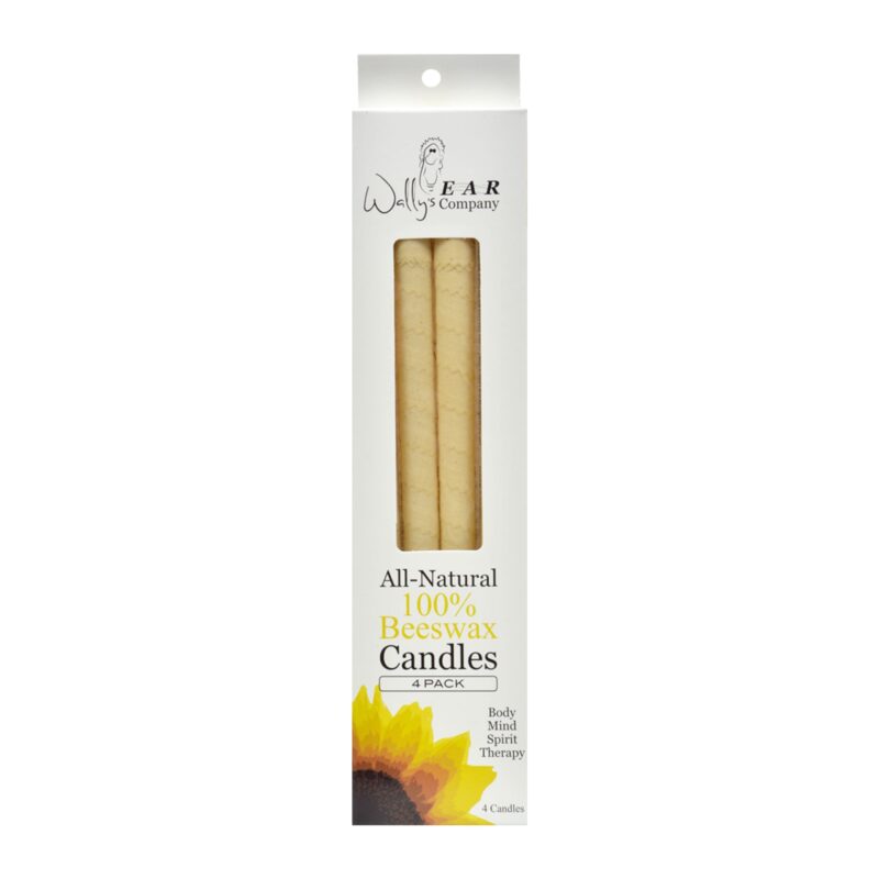Wally's Candle, Beeswax, 4 candles - Image 3