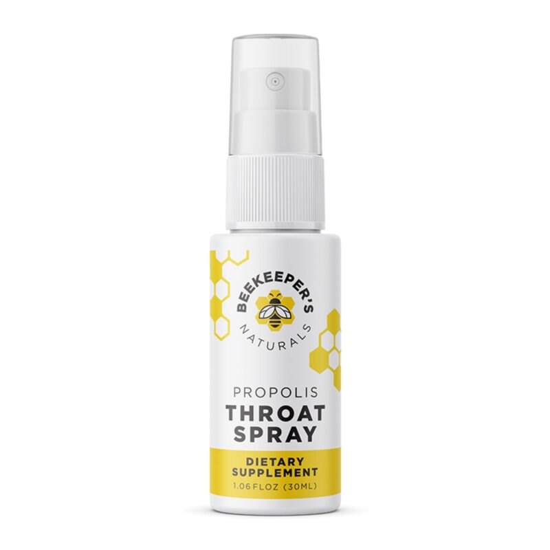 Beekeeper's Naturals Throat Spray, Propolis, 1.06 fl oz (30 ml) - Image 3