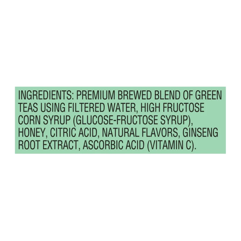 Arizona Green Tea with Ginseng & Honey, 23 Fl Oz - Image 3