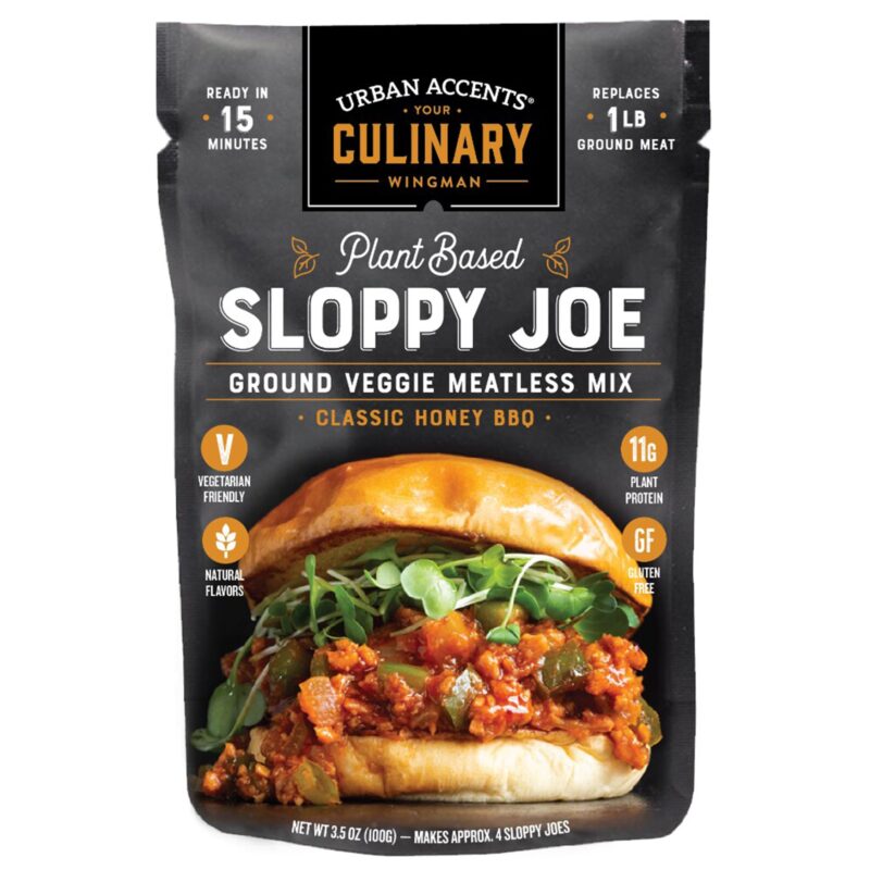 Urban Accents Plant Based Sloppy Joe Ground Veggie Meatless Mix - Image 3