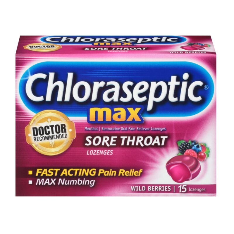Chloraseptic Sore Throat Lozenges, Wild Berries, 15 lozenges - Image 5