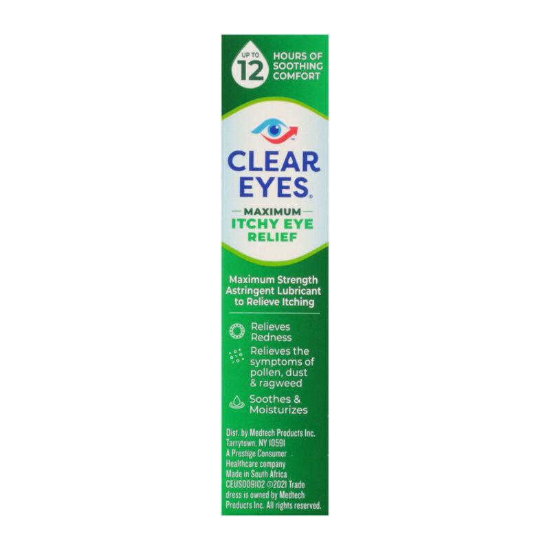 Clear Eyes Itchy Eye Relief, Maximum, 0.5 fl oz (15 ml) - Image 4