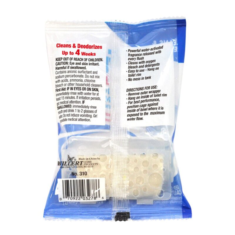 Bowl Fresh Clean Scent Toilet Deodorizer and Cleaner 1.76 oz Tablet - Image 2