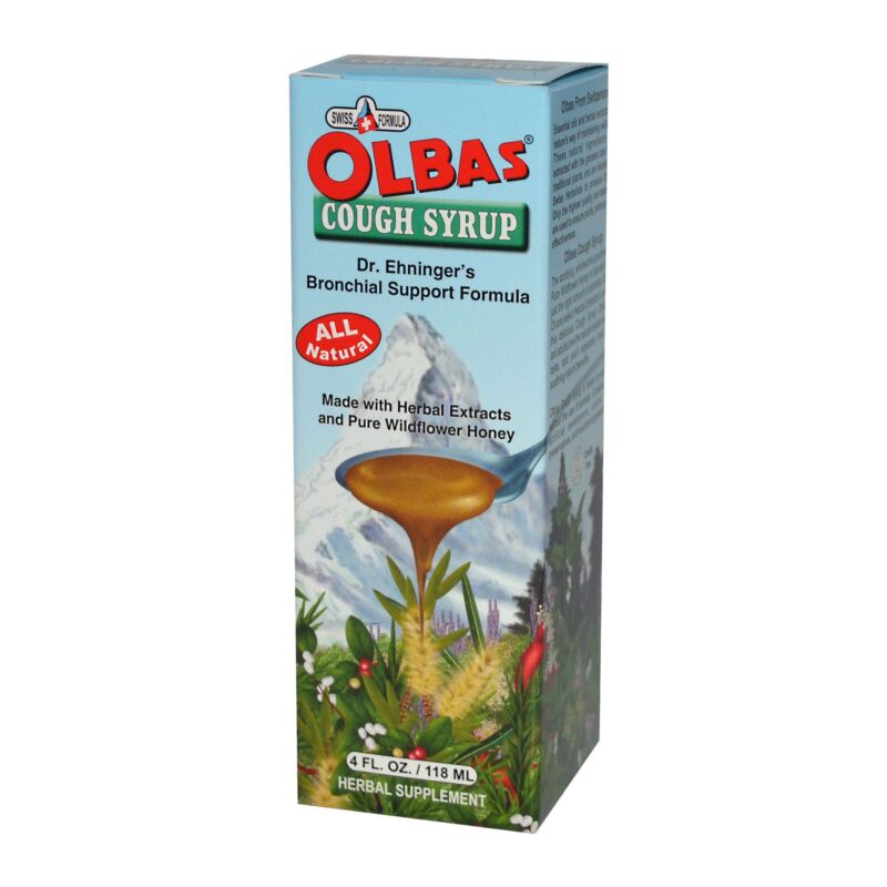 Olbas Cough Syrup, Honey & Herbs, 4 fl oz (118 ml) - Image 3