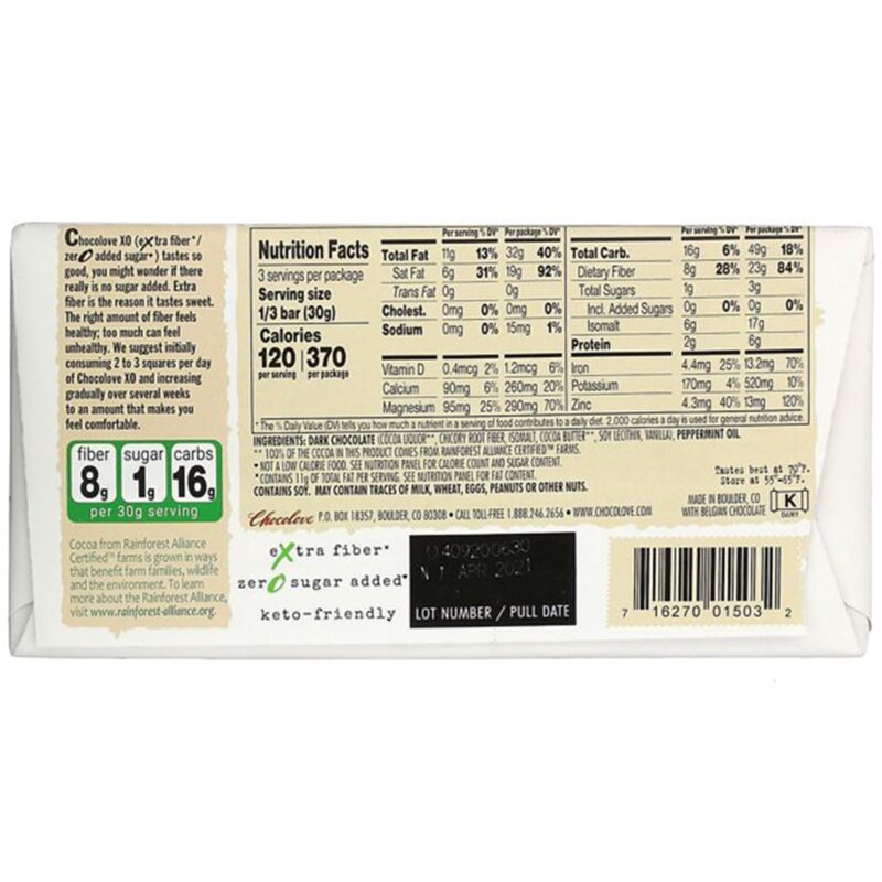 Mint in 60% Dark Choc - 3.2 Oz - Image 2