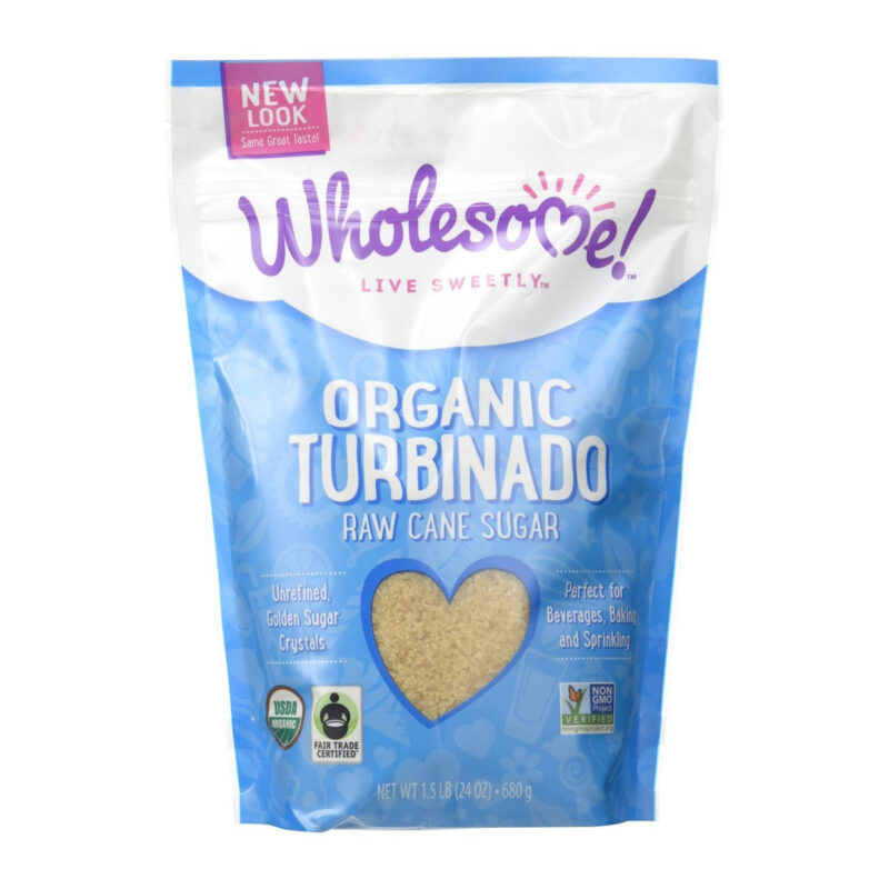 Wholesome Sweeteners, Organic Raw Cane Turbinado Sugar, 1.5 lbs (680 g) - Image 6