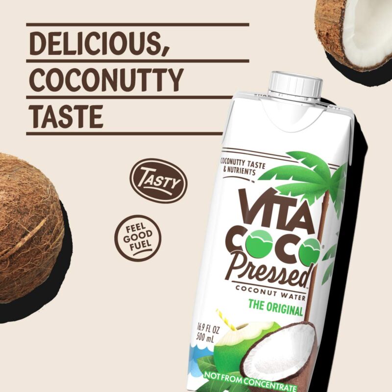 Vita Coco Coconut Water with Pressed Coconut, 16.9 Fl Oz - Image 4
