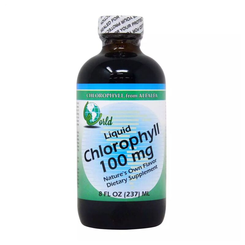 World Organic Chlorophyll, 100 mg, Liquid, 8 fl oz (237 ml) - Image 3
