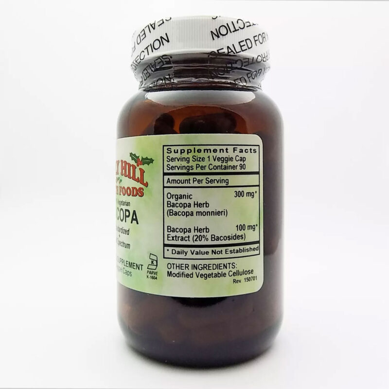 Holly Hill Health Foods, Bacopa, 90 Vegetarian Capsules - Image 2