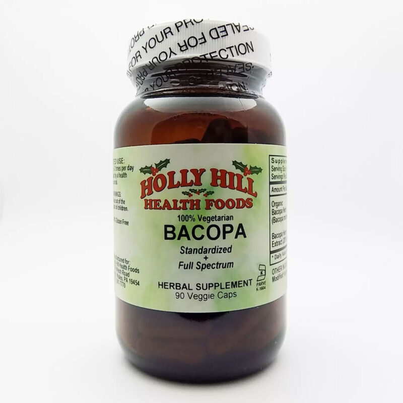 Holly Hill Health Foods, Bacopa, 90 Vegetarian Capsules