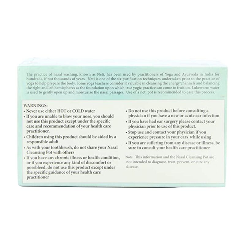 Ancient Secrets Ceramic Nasal Cleansing Pot, 1 Neti Pot - Image 4