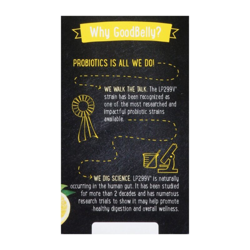 GoodBelly Digestion Fast Melts Lemon Flavor Probiotics Powder - Image 3